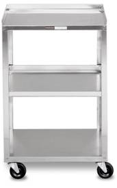 Chattanooga Stainless Steel Cart, 3 Shelves
